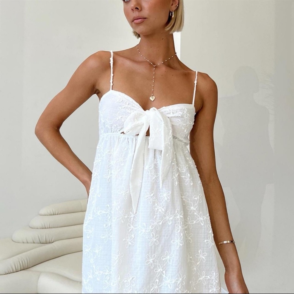 Princess Polly Granno Mini Dress White